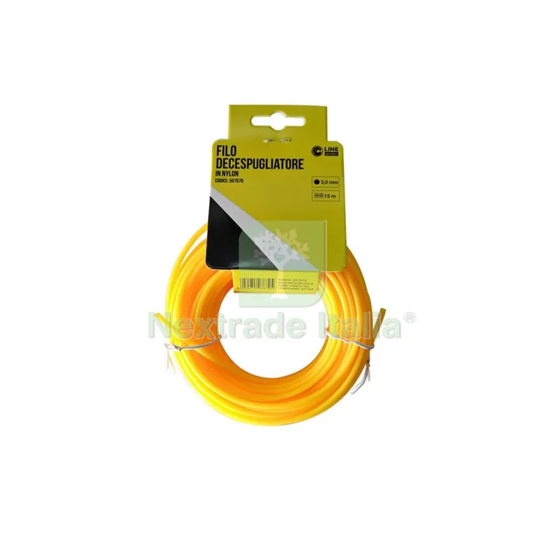 C FILO DECESPUGLIATORE TONDO YELLOW-R MM3.0X15MT — Attrezzi da giardino a motore — rif. FERX.507670