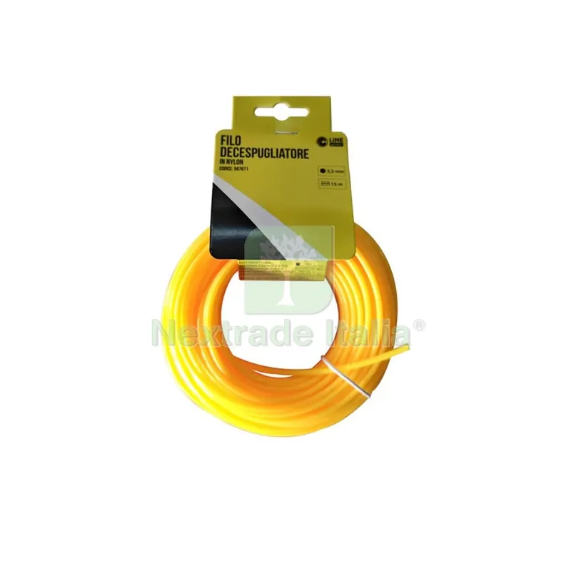 C FILO DECESPUGLIATORE TONDO YELLOW-R MM3.3X15MT — Attrezzi da giardino a motore — rif. FERX.507671