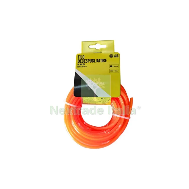 C FILO DECESPUGLIATORE QUADRO ORANGE-S MM3.3X10MT — Attrezzi da giardino a motore — rif. FERX.507676