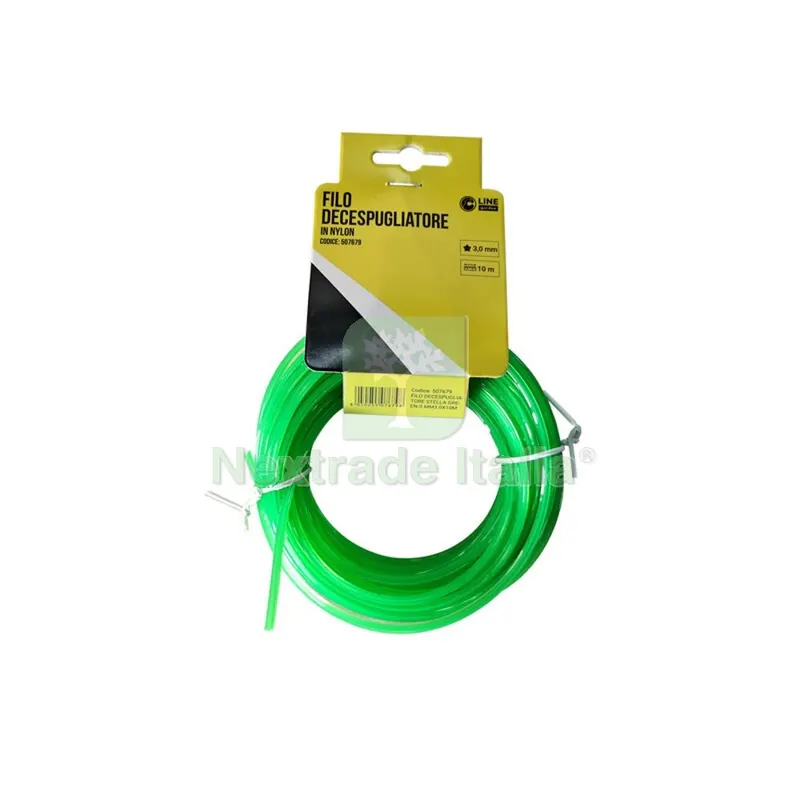 C FILO DECESPUGLIATORE STELLA GREEN-S MM3.0X10MT — Attrezzi da giardino a motore — rif. FERX.507679 C FILO DECESPUGLIATORE STELLA GREEN-S MM3.0X10MT — Attrezzi da giardino a motore — rif. FERX.507679
