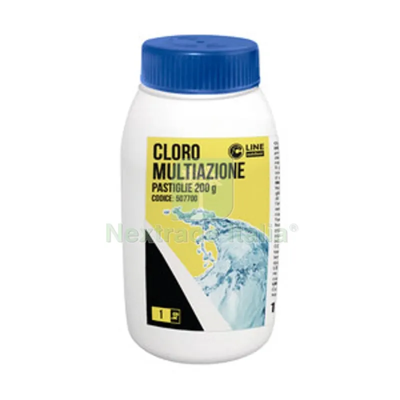 C Cloro Piscina Multiazione Pastiglie 200 G CF 1KG — Tempo libero outdoor — rif. FERX.507700