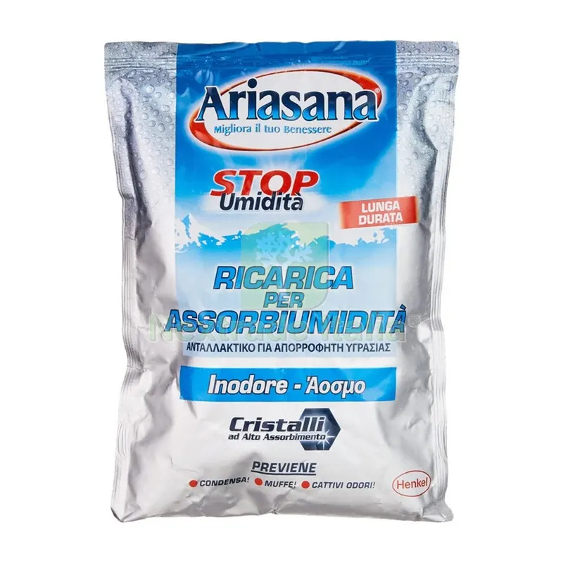 24PZ Ariasana Ricarica in Sali Inodore 1 Busta 450 G — Casalinghi e organizzazione — rif. FERX.507721 24PZ Ariasana Ricarica in Sali Inodore 1 Busta 450 G — Casalinghi e organizzazione — rif. FERX.507721