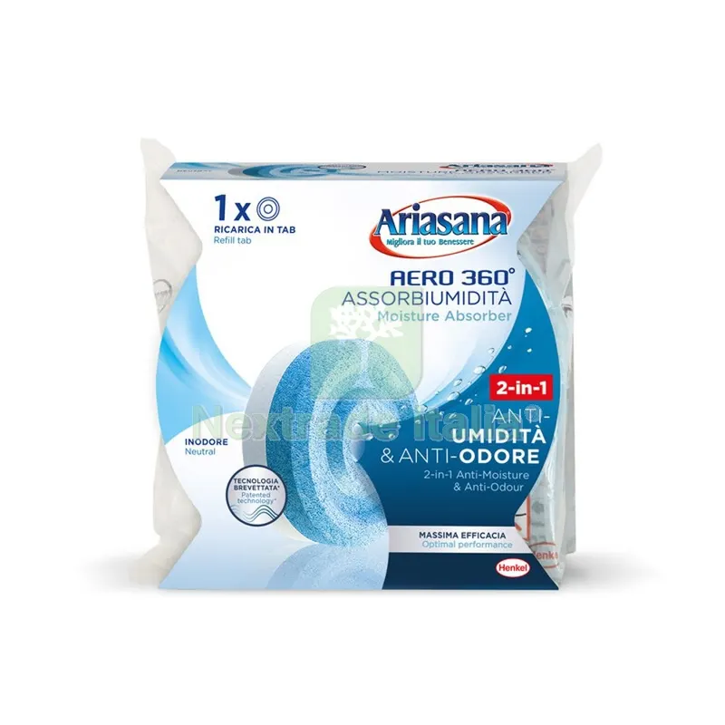 12PZ Ariasana Ricarica Aero 360 TAB Inodore 450 G — Casalinghi e organizzazione — rif. FERX.507724 12PZ Ariasana Ricarica Aero 360 TAB Inodore 450 G — Casalinghi e organizzazione — rif. FERX.507724