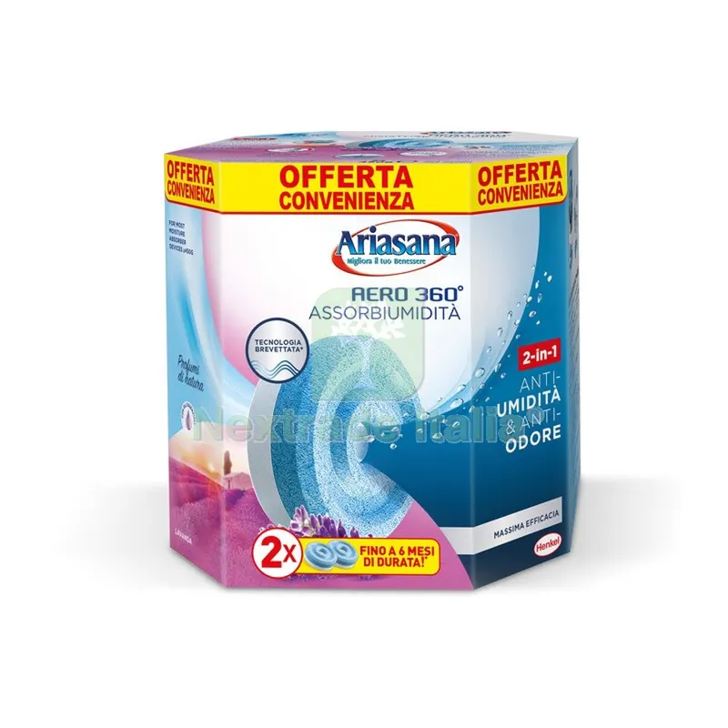 12PZ Ariasana Ricarica Aero 360 TAB Lavanda 2X450 G — Casalinghi e organizzazione — rif. FERX.507728 12PZ Ariasana Ricarica Aero 360 TAB Lavanda 2X450 G — Casalinghi e organizzazione — rif. FERX.507728