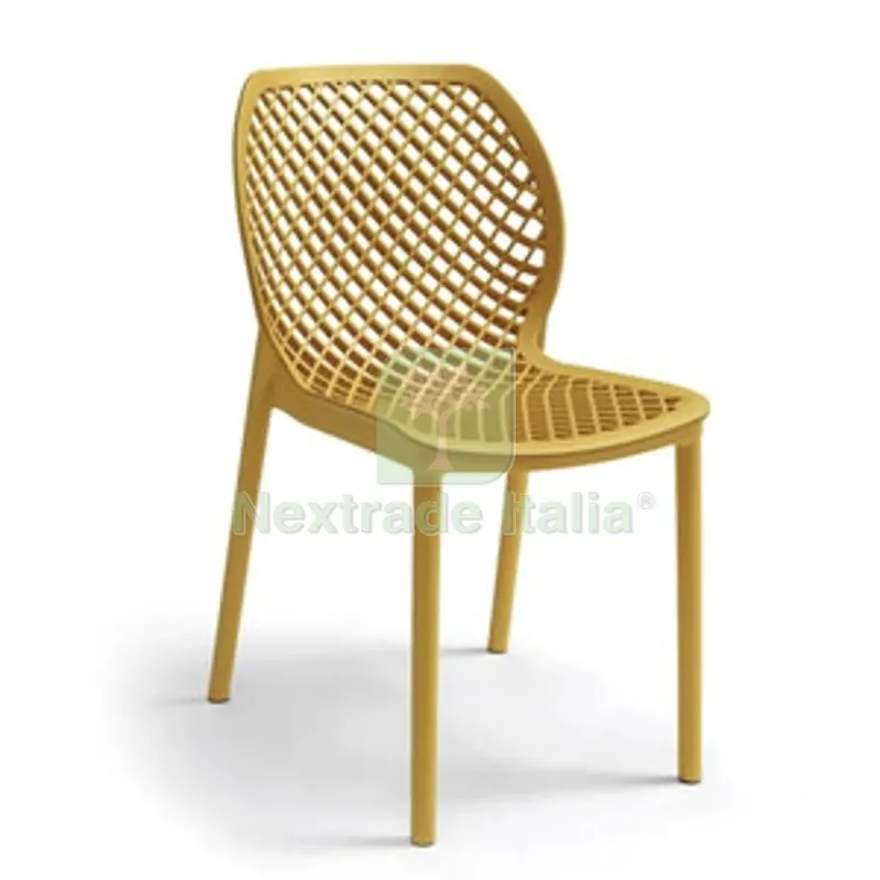 Sedia Aria Impilabile CM 47X60X82 H Senape — Arredo — rif. FERX.507822 Sedia Aria Impilabile CM 47X60X82 H Senape — Arredo — rif. FERX.507822
