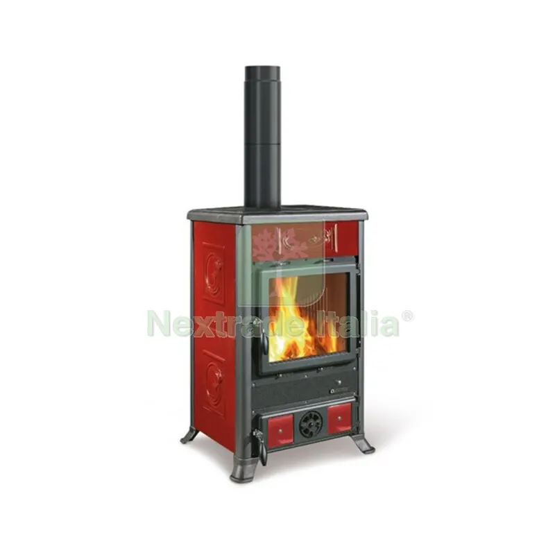 Stufa Legna 9.0 KW Rossella R1 5.0 Ceramica Liberty Bordeaux — Scarichi e sifoni — rif. FERX.507870