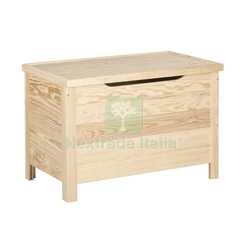 Cassapanca Baule in Pino CM 70X40X48 H — Casalinghi e organizzazione — rif. FERX.507900