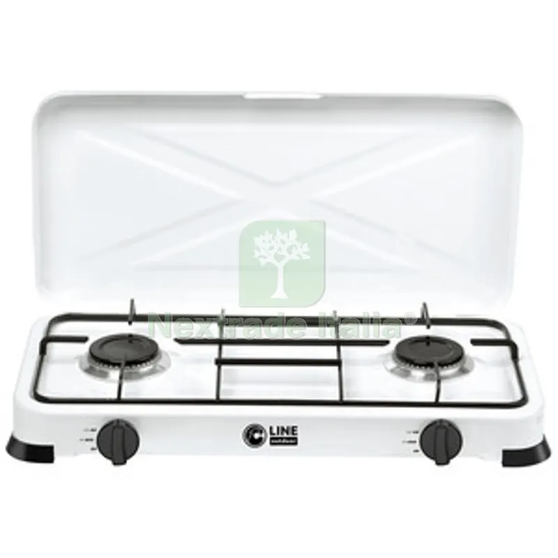 C Fornello a GAS GPL 2 Fuochi 2.2/2.2 KW — Tempo libero outdoor — rif. FERX.507970