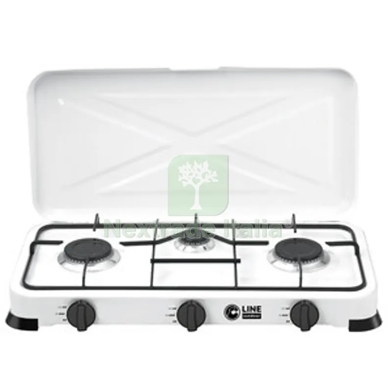 C Fornello a GAS GPL 3 Fuochi 1/2.2/2.2 KW — Tempo libero outdoor — rif. FERX.507971