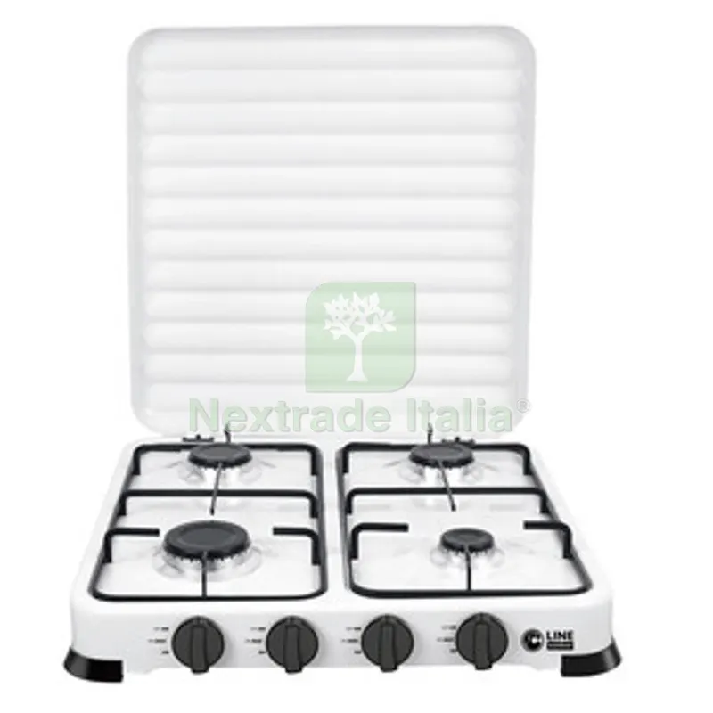 C Fornello a GAS GPL 4 Fuochi 1/1.5/1.5/2.2 KW — Tempo libero outdoor — rif. FERX.507972