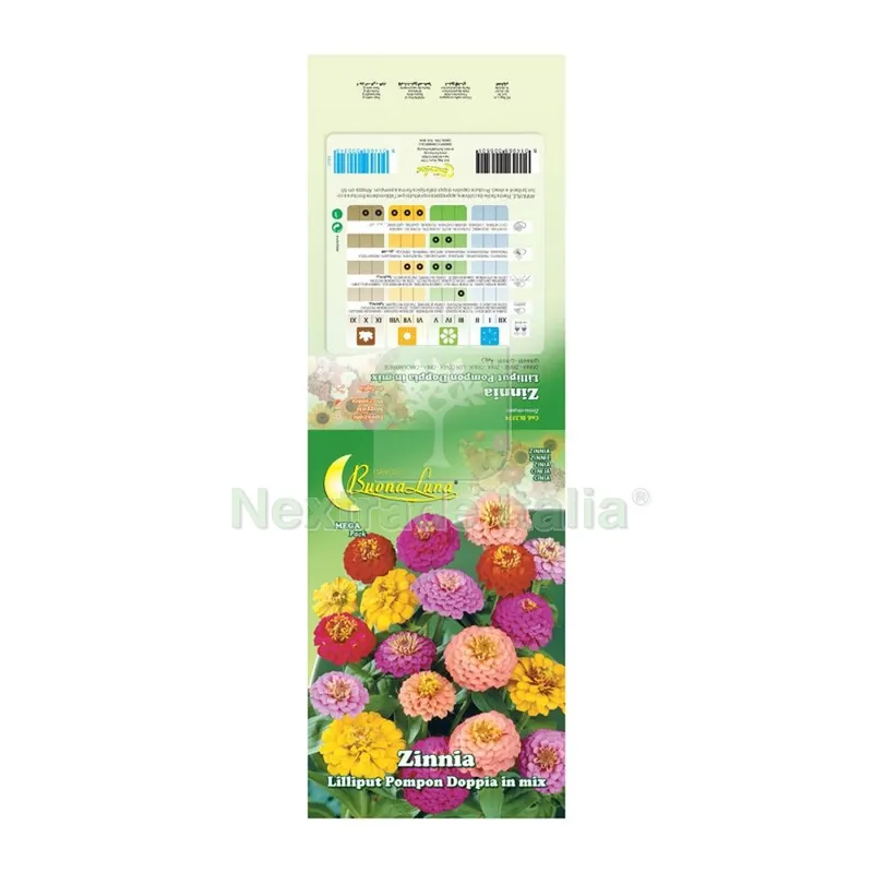 10PZ Semi Garden Zinnia Lilliput — Protezione piante e sementi — rif. FERX.508083 10PZ Semi Garden Zinnia Lilliput — Protezione piante e sementi — rif. FERX.508083