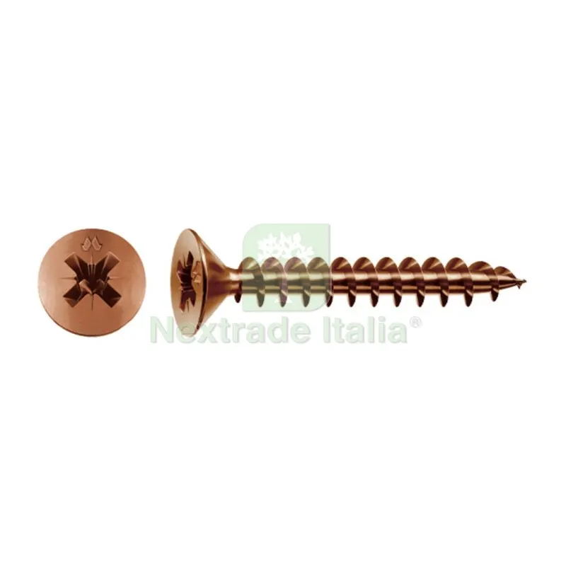 500PZ Vite Truciolare TSP 2,5X 10MM Bronzata Panelvit — Pannelli e tavole in legno — rif. FERX.508099 500PZ Vite Truciolare TSP 2,5X 10MM Bronzata Panelvit — Pannelli e tavole in legno — rif. FERX.508099