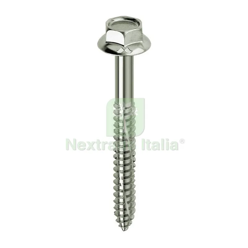 200PZ Tirafondo Autofilettante TE 6,3X 30MM CHR Kovervit BS — Viti — rif. FERX.508182