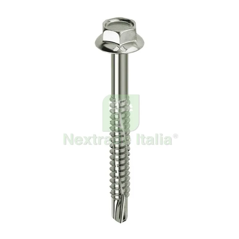 100PZ Tirafondo Autoperforante TE 6,3X140MM CHR Kovervit DX — Viti — rif. FERX.508186
