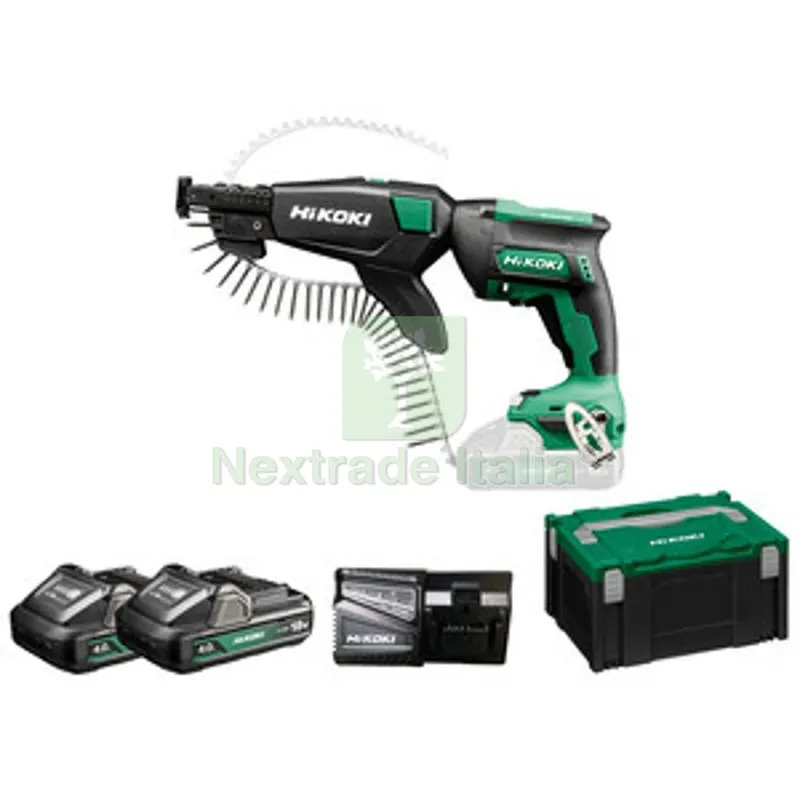 HIKOKI AVVITATORE CARTONGESSO W18DB 18V 10NM + ACC — Isolanti e reti — rif. FERX.508219