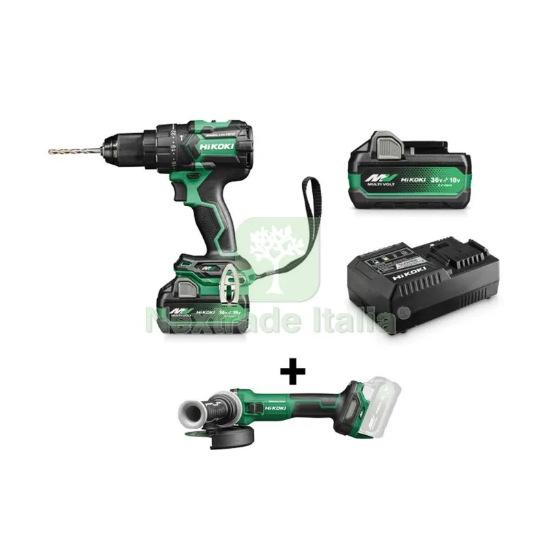 HIKOKI COMBOPACK TRAPANO C/PERC + SMERIGL 125MM — Trapani e avvitatori — rif. FERX.508220 HIKOKI COMBOPACK TRAPANO C/PERC + SMERIGL 125MM — Trapani e avvitatori — rif. FERX.508220