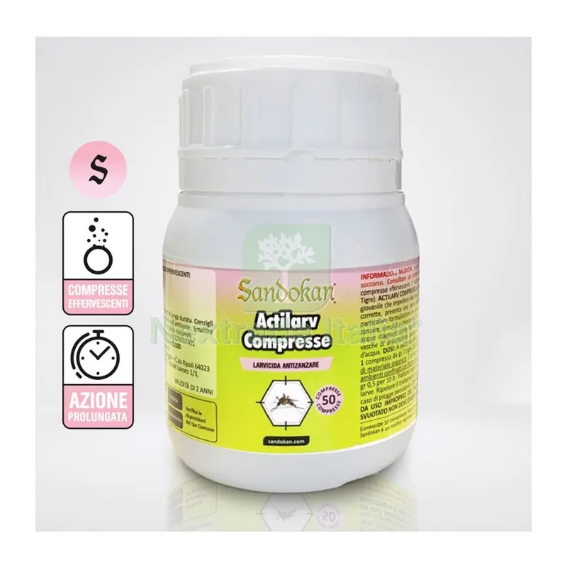 LARVICIDA ZANZARE COMPRESSE 50PZ — Protezioni corpo — rif. FERX.508227