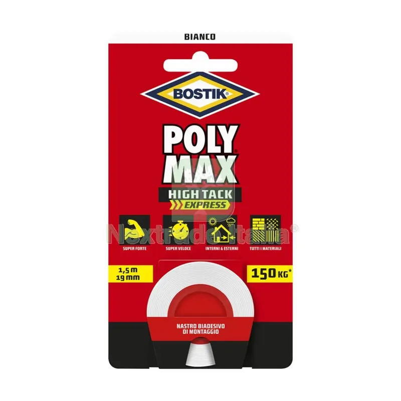 Bostik Polymax Nastro Biad Hightack Express Bianco — Adesivi e sigillanti — rif. FERX.508395