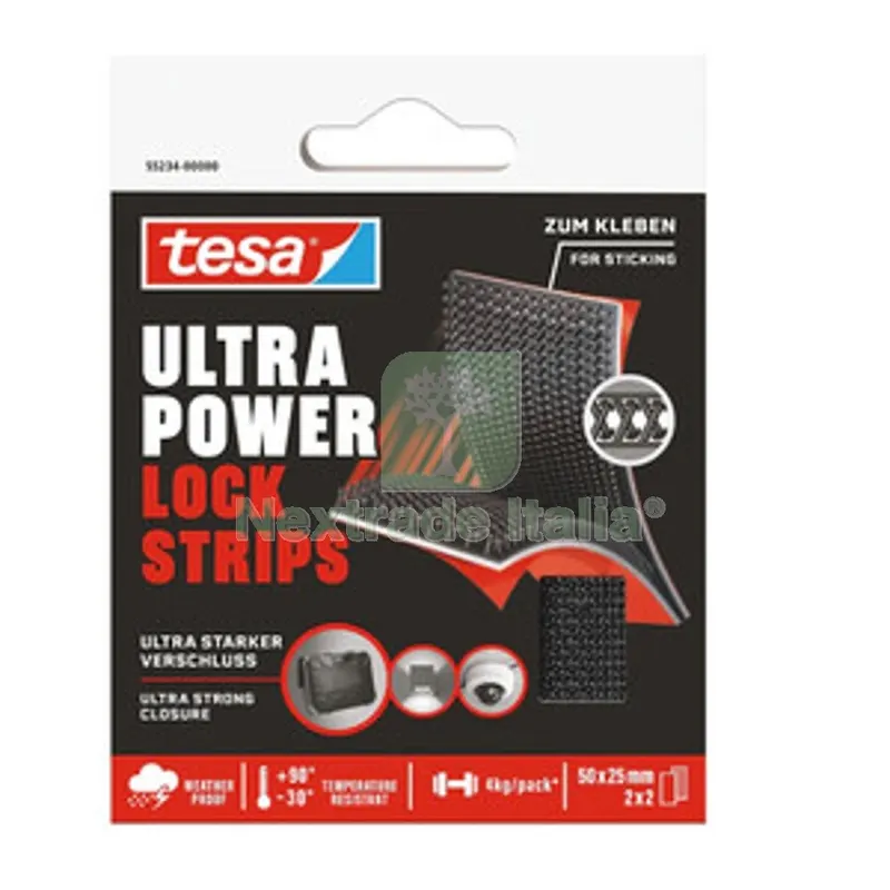 NASTRO A STRAPPO TESA PRETAGLIATO 50MMX25MM — Adesivi e sigillanti — rif. FERX.508599 NASTRO A STRAPPO TESA PRETAGLIATO 50MMX25MM — Adesivi e sigillanti — rif. FERX.508599