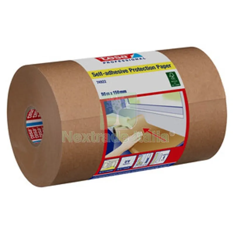 Carta Adesiva Tesa 150 MM x 50 M — Casalinghi e organizzazione — rif. FERX.508600 Carta Adesiva Tesa 150 MM x 50 M — Casalinghi e organizzazione — rif. FERX.508600