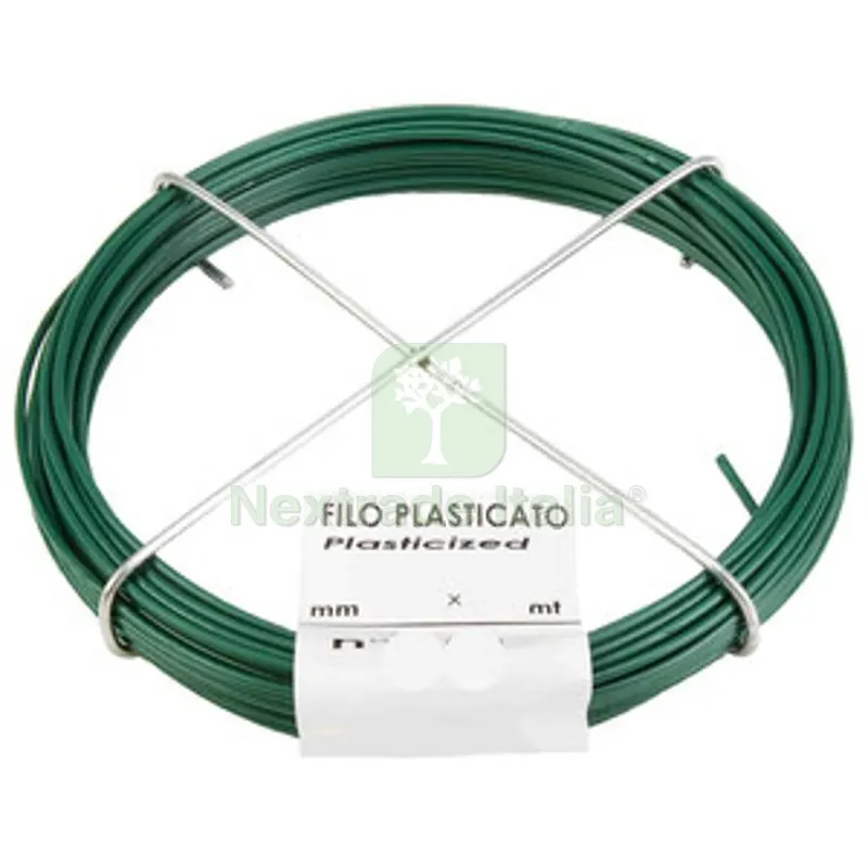 30PZ MATASSINA FILO PLASTICATO N.12 D 2,2 MM 10 M VERDE — Reti e recinzioni — rif. FERX.508604 30PZ MATASSINA FILO PLASTICATO N.12 D 2,2 MM 10 M VERDE — Reti e recinzioni — rif. FERX.508604