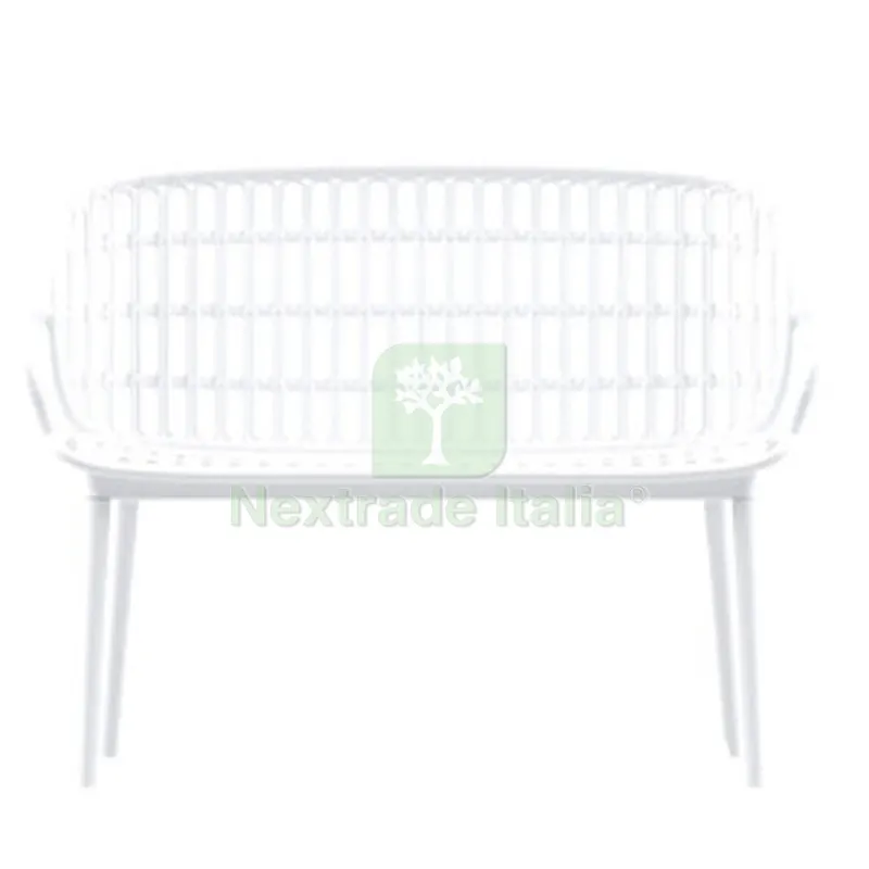 Divano Positano Bamboo 115X61,5X81 Bianco — Arredo — rif. FERX.508621
