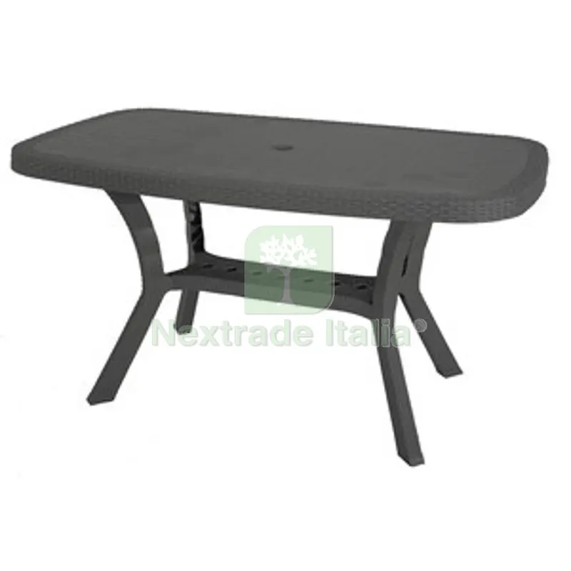 Tavolo Otello Rattan 140X82XH72CM Antracite — Scarichi e sifoni — rif. FERX.508625 Tavolo Otello Rattan 140X82XH72CM Antracite — Scarichi e sifoni — rif. FERX.508625