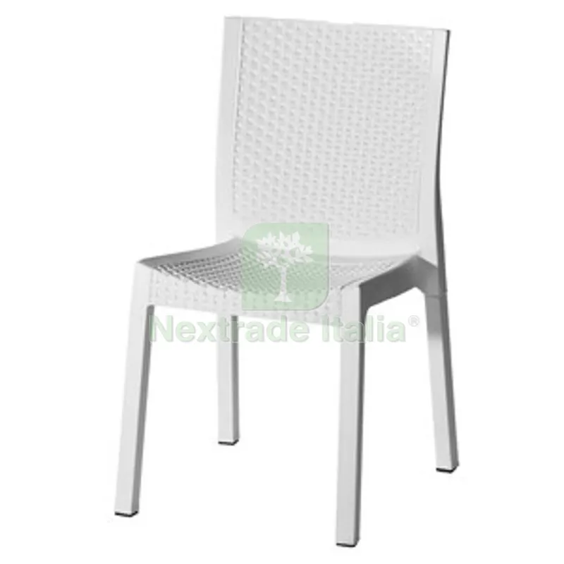 Sedia Panarea Rattan Bianco — Arredo — rif. FERX.508631 Sedia Panarea Rattan Bianco — Arredo — rif. FERX.508631