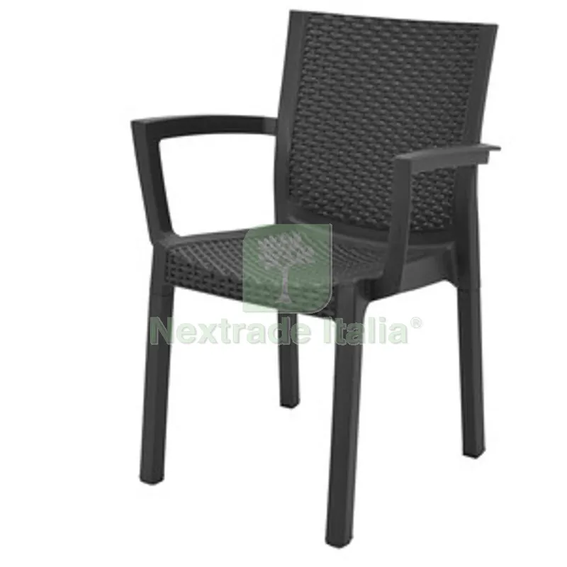 Poltrona Panarea Confort Rattan Antracite — Arredo — rif. FERX.508633 Poltrona Panarea Confort Rattan Antracite — Arredo — rif. FERX.508633