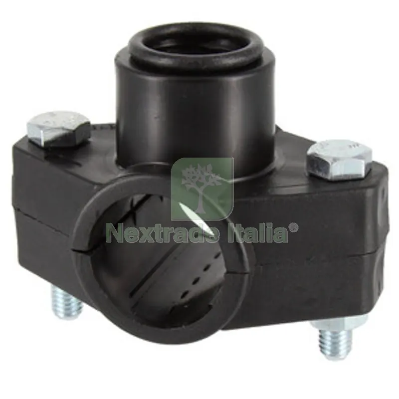 10PZ RACCORDO POLIPROP PRESA A STAFFA D 40MMX1 F — Tubi e raccordi — rif. FERX.508669