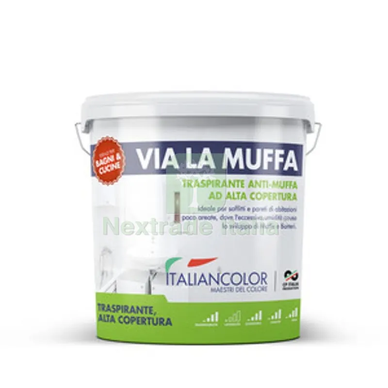 IDROPITTURA TRASPIRANTE VIALAMUFFA 10L — Pitture murali e idropitture — rif. FERX.508687 IDROPITTURA TRASPIRANTE VIALAMUFFA 10L — Pitture murali e idropitture — rif. FERX.508687