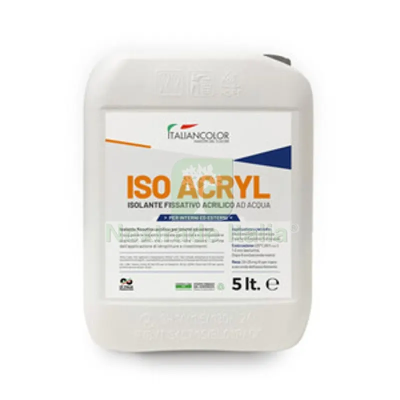 ISOLANTE FISSATIVO ACRILICO ISOACRIL 5L — Pitture murali e idropitture — rif. FERX.508697 ISOLANTE FISSATIVO ACRILICO ISOACRIL 5L — Pitture murali e idropitture — rif. FERX.508697
