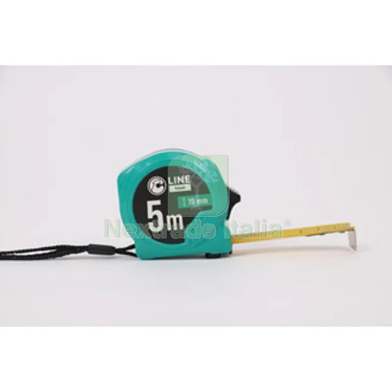 12PZ C FLESSOMETRO ABS COMPATTO 5MX19MM EASY FLEX 5 — Misurazione e taglio manuale — rif. FERX.508775 12PZ C FLESSOMETRO ABS COMPATTO 5MX19MM EASY FLEX 5 — Misurazione e taglio manuale — rif. FERX.508775