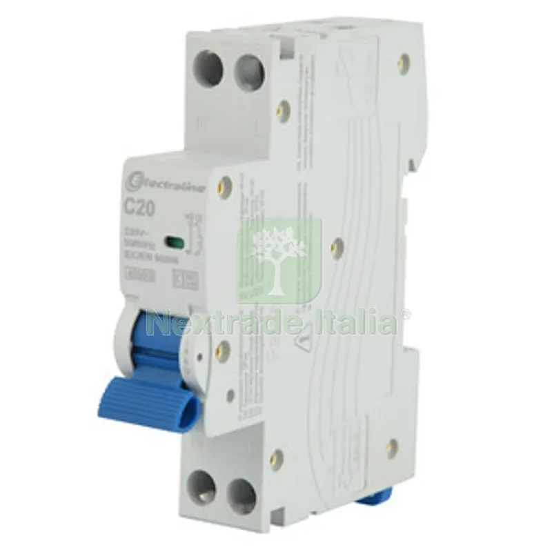 2PZ INTERRUTTORE MAGNETOTERMICO 20A 1P+N 4,5KA — Interruttori e prese — rif. FERX.508841 2PZ INTERRUTTORE MAGNETOTERMICO 20A 1P+N 4,5KA — Interruttori e prese — rif. FERX.508841
