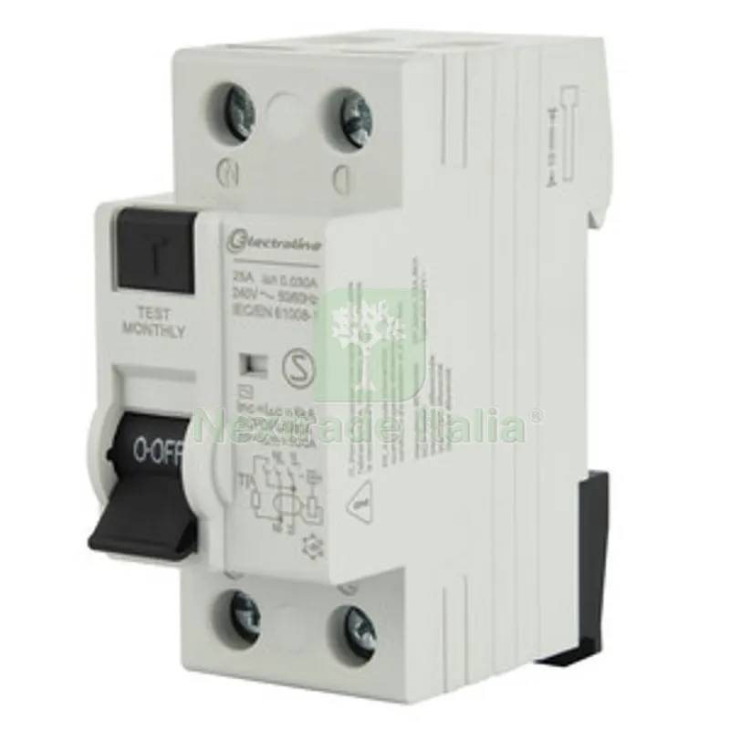2PZ INTERRUTTORE DIFFERENZIALE 30MA 25A 6KA TIPO AC — Interruttori e prese — rif. FERX.508846 2PZ INTERRUTTORE DIFFERENZIALE 30MA 25A 6KA TIPO AC — Interruttori e prese — rif. FERX.508846