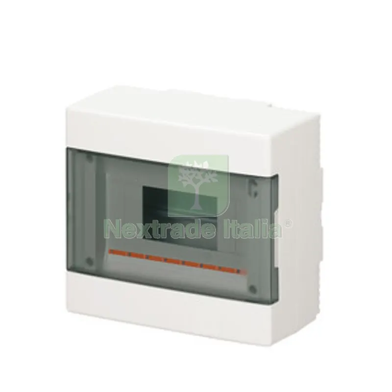 CENTRALINO DA PARETE IP40 BIANCO 8 MOD PORTA FUME — Canaline e centralini — rif. FERX.508857