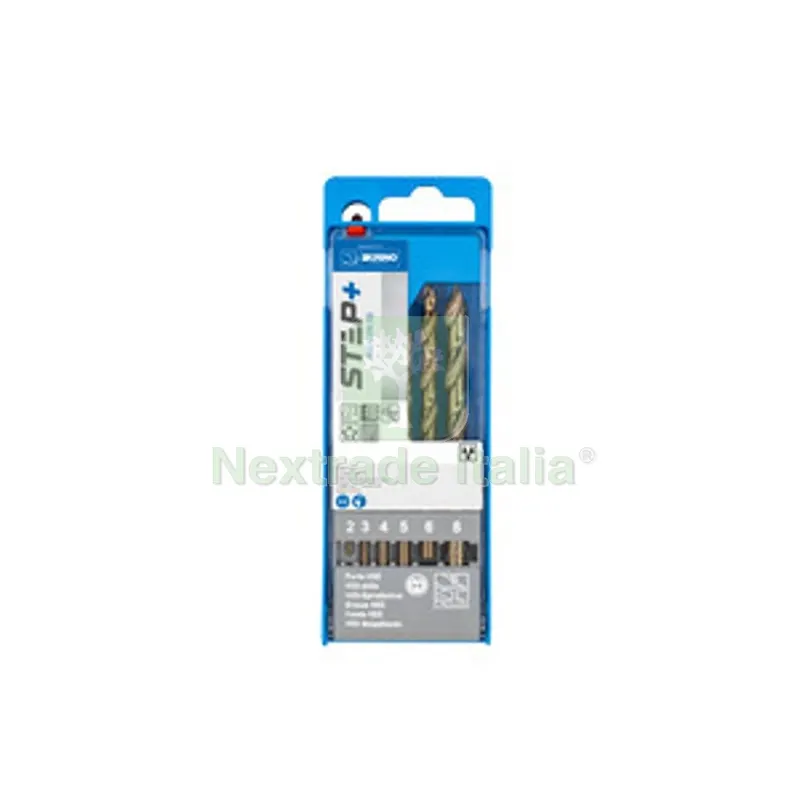 ASSORTIMENTO 6 PUNTE ELICOIDALI A GRADINO 2-8 MM — Punte, frese e dischi — rif. FERX.508864