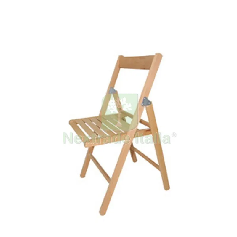 4PZ Sedia Pieghevole in Legno Verniciato Noce — Arredo — rif. FERX.508898