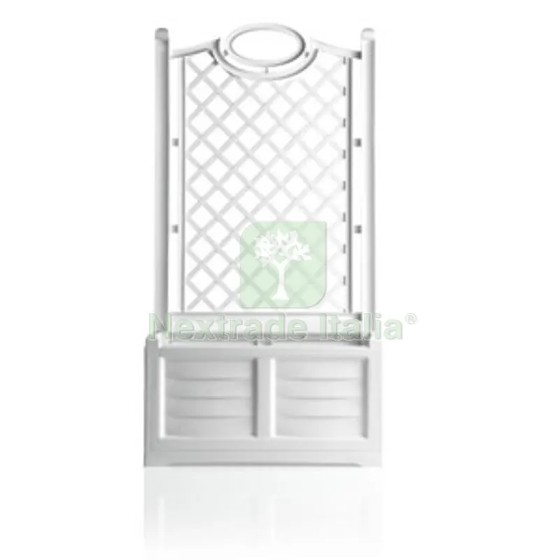 FIORIERA SEPARE C/SPALLIERA 80CM BIANCO — Vasi e fioriere — rif. FERX.508926 FIORIERA SEPARE C/SPALLIERA 80CM BIANCO — Vasi e fioriere — rif. FERX.508926