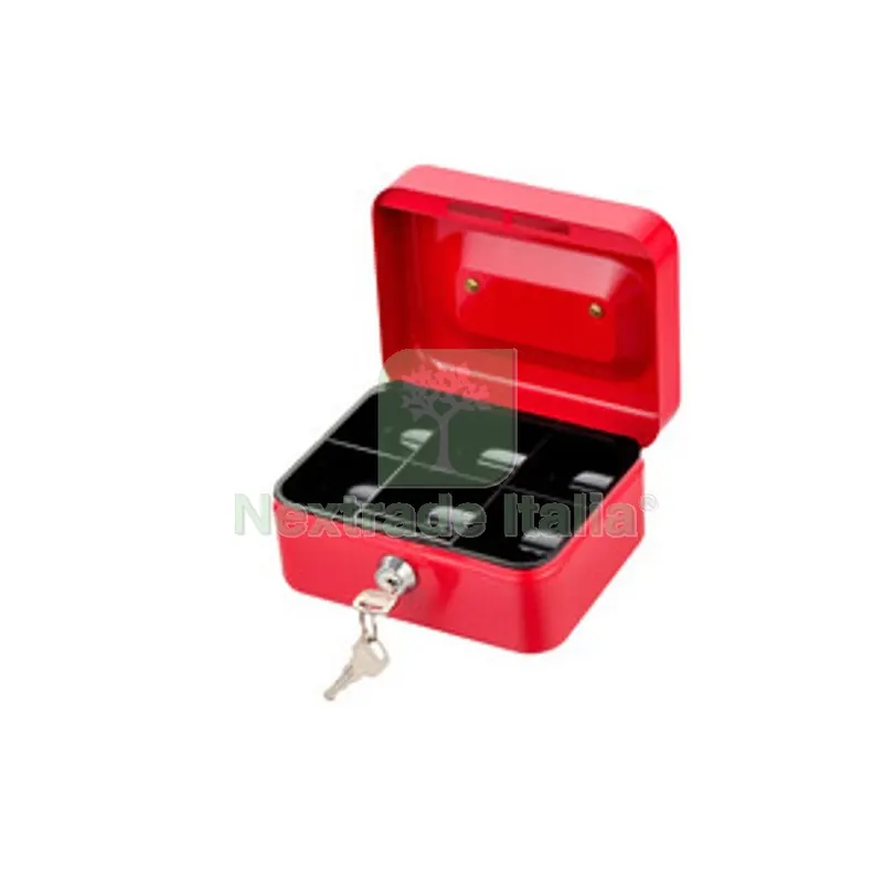 C CASSETTA PORTAVALORI ROSSO 3003 15.2X11.8X8CM — Casseforti — rif. FERX.509109