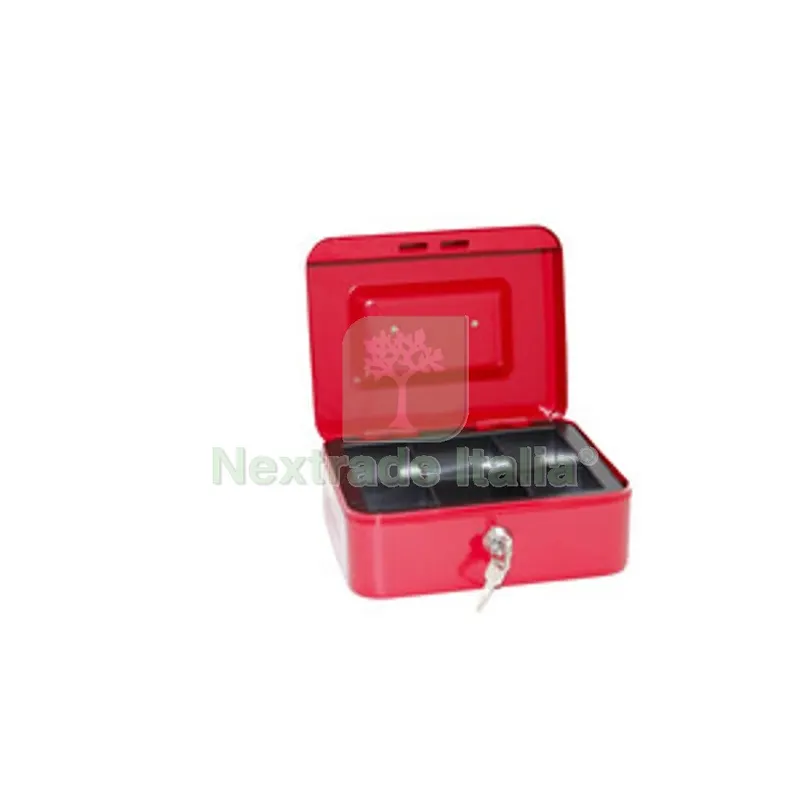 C CASSETTA PORTAVALORI ROSSO 3003 20X16X9CM — Casseforti — rif. FERX.509111