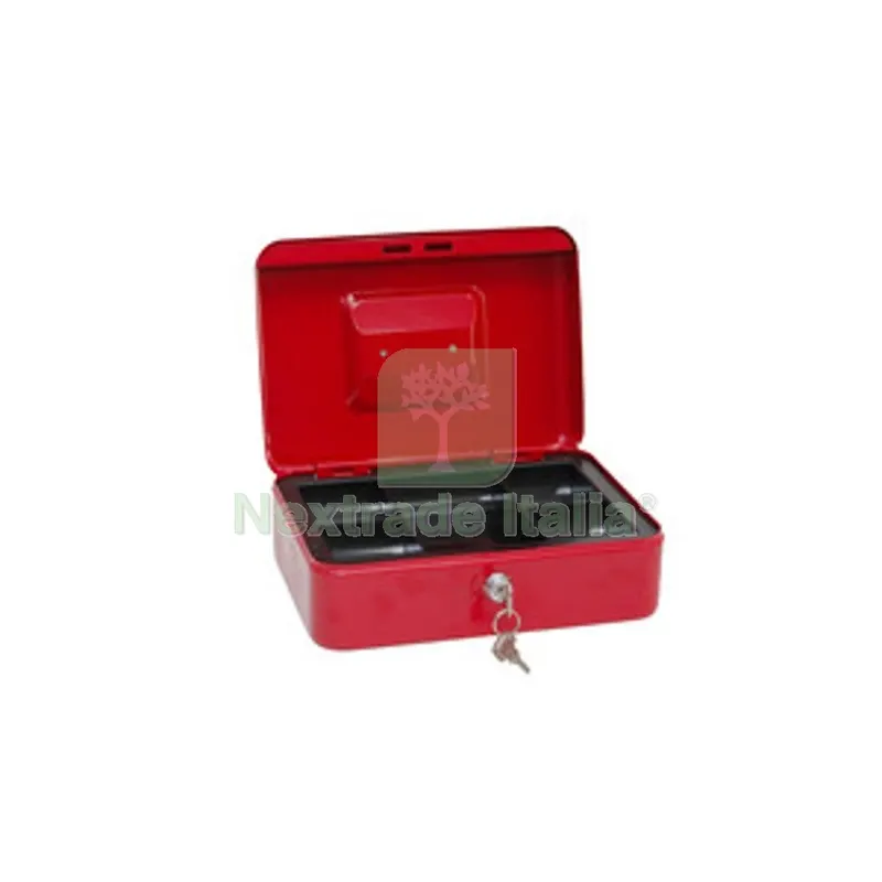 C CASSETTA PORTAVALORI ROSSO 3003 25X18X9CM — Casseforti — rif. FERX.509113