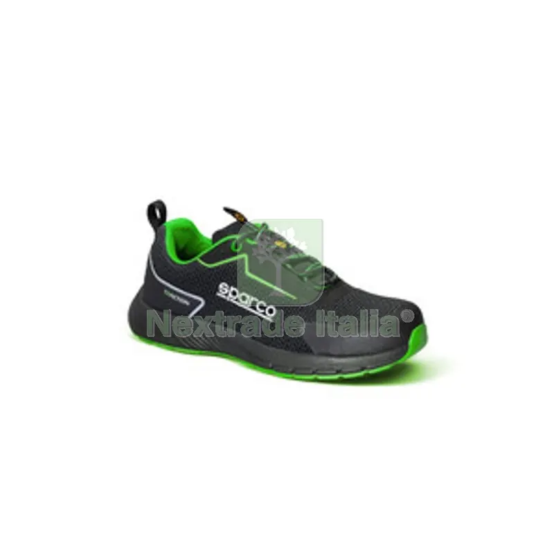 SPARCO SCARPE SANYO NERO/VERDE S1P TG 45 — Calzature antinfortunistiche — rif. FERX.509262 SPARCO SCARPE SANYO NERO/VERDE S1P TG 45 — Calzature antinfortunistiche — rif. FERX.509262