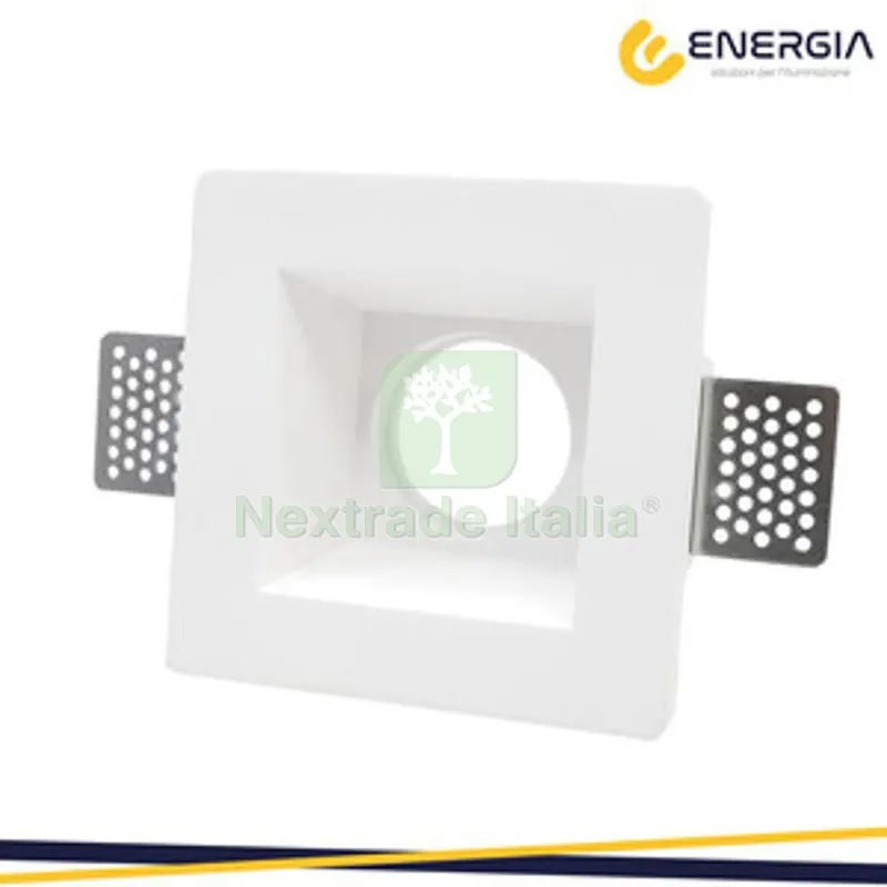 Faretto in Gesso 120X120MM Quadrato GU10 — Illuminazione — rif. FERX.509439 Faretto in Gesso 120X120MM Quadrato GU10 — Illuminazione — rif. FERX.509439