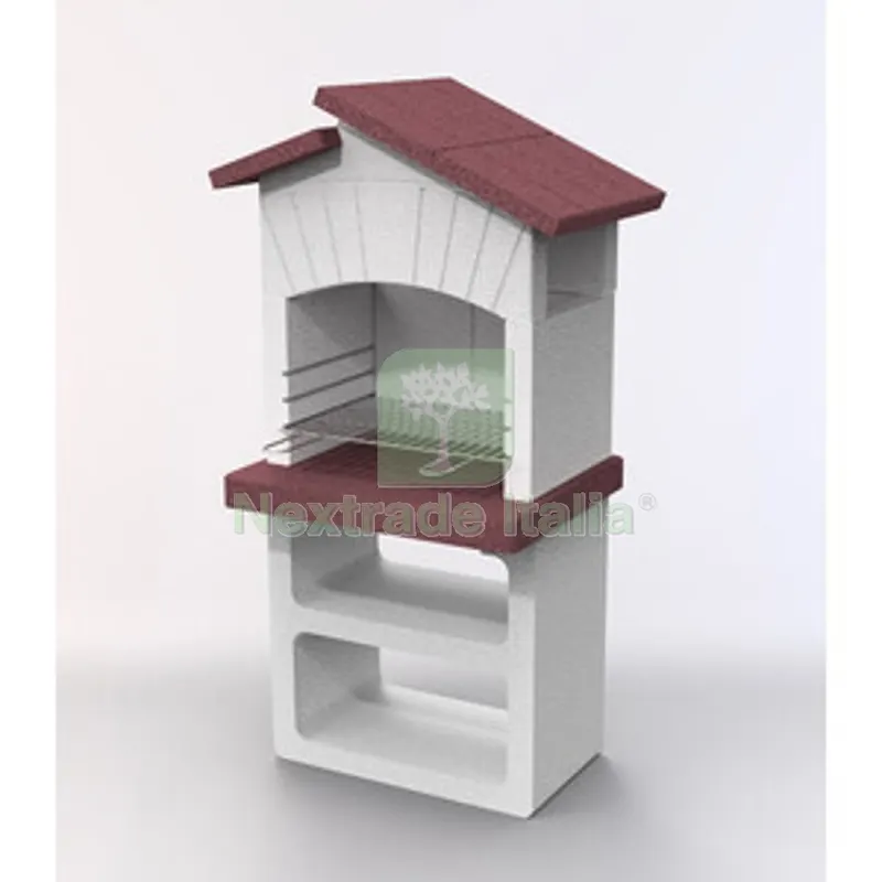 Barbecue in Muratura 68X58X156 CM Elba — Tempo libero outdoor — rif. FERX.509467