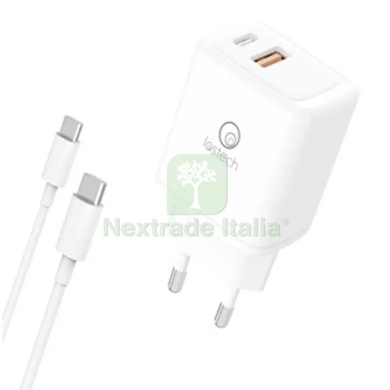 CARICATORE RAPIDO 30W 2 PRESE+CAVO USB-C / USB-C — Interruttori e prese — rif. FERX.509471 CARICATORE RAPIDO 30W 2 PRESE+CAVO USB-C / USB-C — Interruttori e prese — rif. FERX.509471