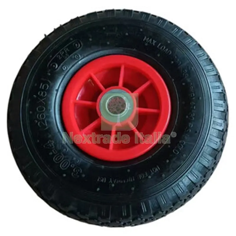 C RUOTA P/CARRELLO NYLON C/CUSCINETTO D 260MM — Casalinghi e organizzazione — rif. FERX.509608