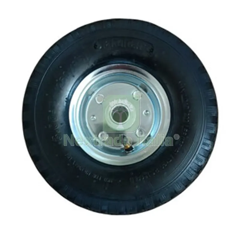 C RUOTA P/CARRELLO ACCIAIO C/CUSCINETTO D 260MM — Irrigazione — rif. FERX.509609