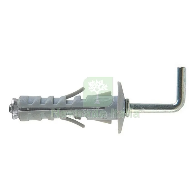 50PZ FISCHER TASSELLO SB9/6 GANCIO LUNGO — Tasselli e ancoraggi — rif. FERX.5097
