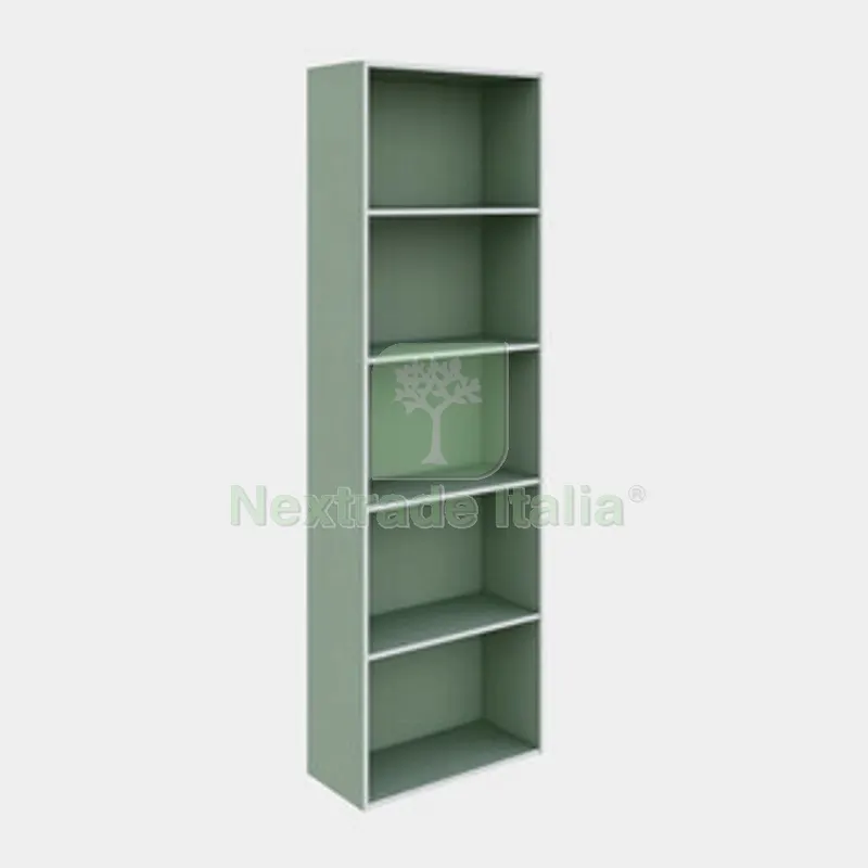 Libreria 4 Ripiani 50X22,8X157,4 CM Verde Salvia — Arredo — rif. FERX.509745 Libreria 4 Ripiani 50X22,8X157,4 CM Verde Salvia — Arredo — rif. FERX.509745